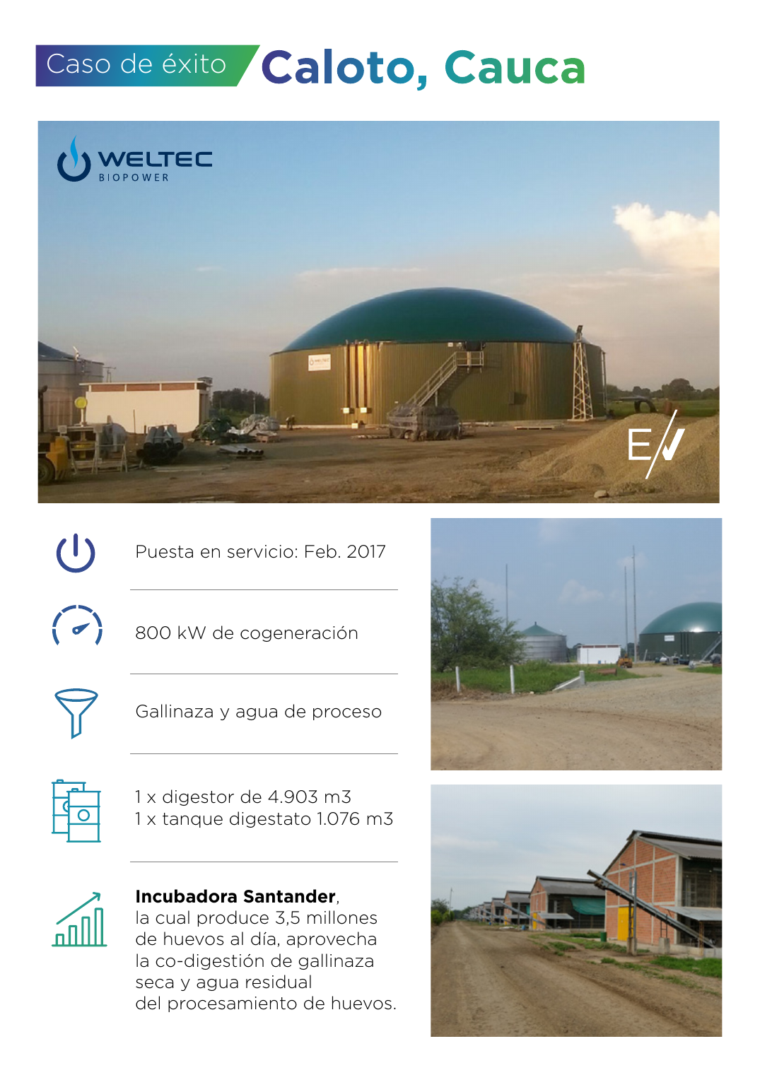 Caso de éxito de bioenergía con Incubadora Santander en Caloto, Cauca