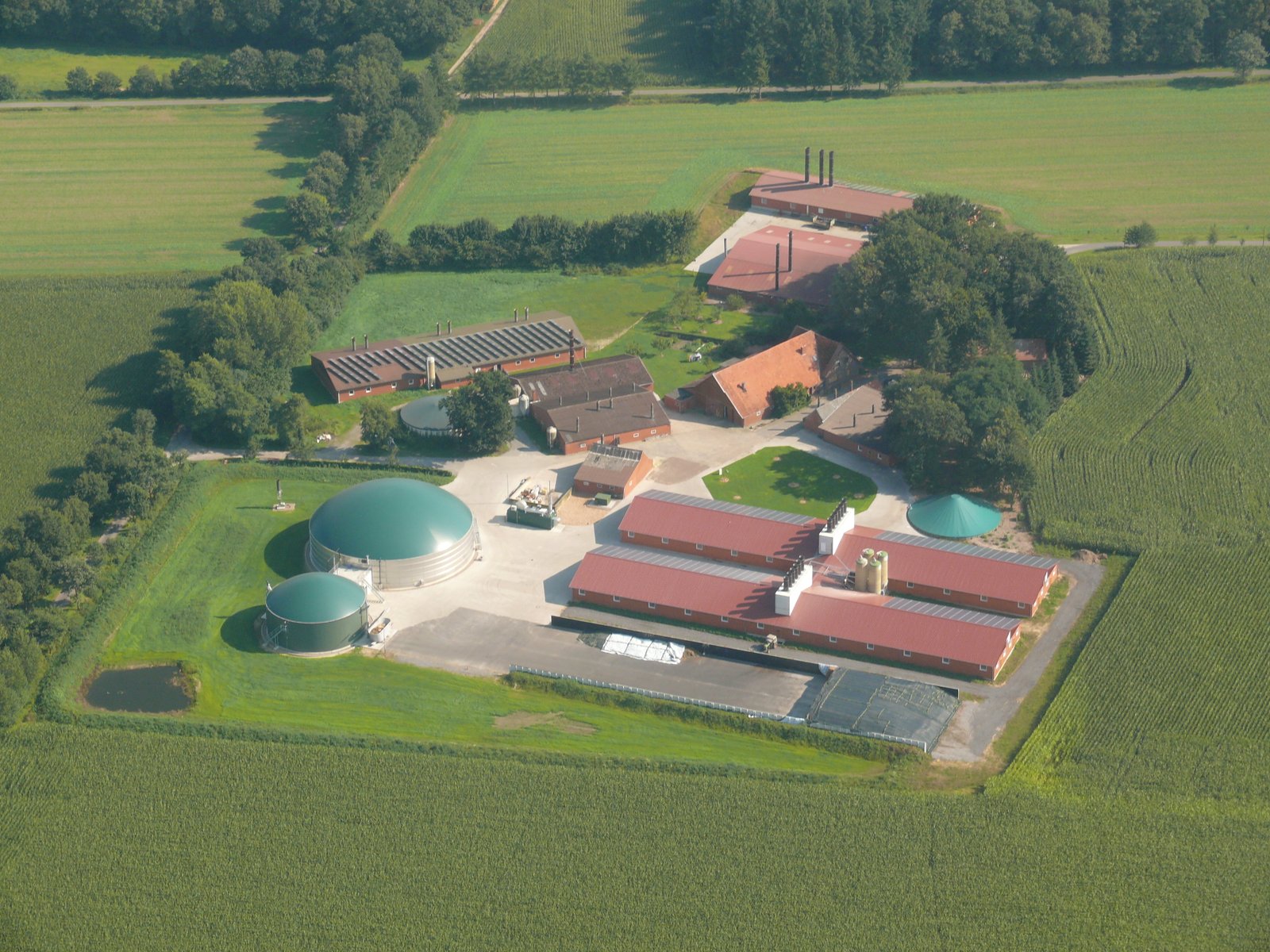 Planta agrícola de biogás en Alemania
